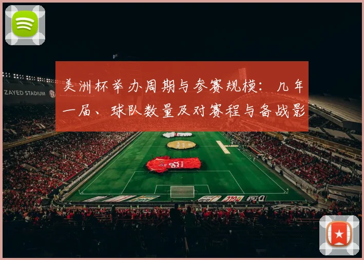 美洲杯举办周期与参赛规模：几年一届、球队数量及对赛程与备战影响
